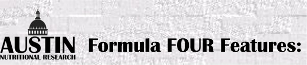 Formula Four Nutritional Supplement Vitamin Packet Special Features