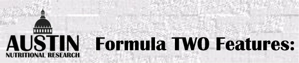 Formula Two Nutritional Supplement Vitamin Packet Special Features